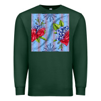 Sports Green patriotic rose Premium Sweatshirt - BundleAndBundleShop