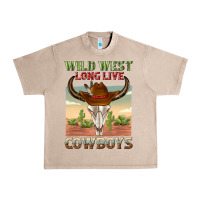 French Oak wild west long live cowboys Urban Heavy Tee - texasbilliewilder