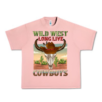 Salmon wild west long live cowboys Urban Heavy Tee - texasbilliewilder