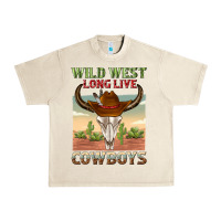 Sandshell wild west long live cowboys Urban Heavy Tee - texasbilliewilder