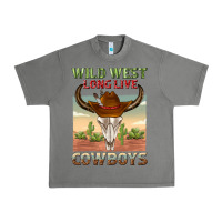 Tornado wild west long live cowboys Urban Heavy Tee - texasbilliewilder
