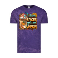 Cloud Purple whatever spıces your pumpkin Vintage Tee - BarkalooDesign