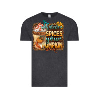 Vintage Black whatever spıces your pumpkin Vintage Tee - BarkalooDesign