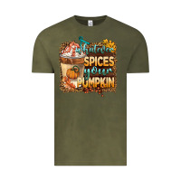 Vintage Olive whatever spıces your pumpkin Vintage Tee - BarkalooDesign