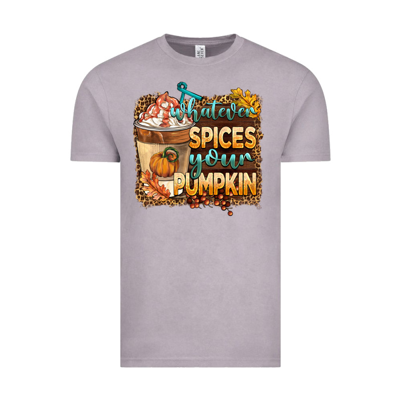 Whatever Spıces Your Pumpkin Vintage Tee by BarkalooDesign | Teevron