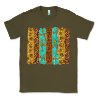 Army Green Western Brushstrokes Classic Tee - texasbilliewilder