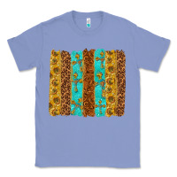 Colony Blue Western Brushstrokes Classic Tee - texasbilliewilder