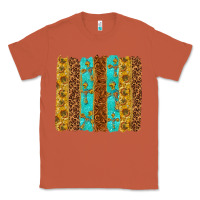 Copper Western Brushstrokes Classic Tee - texasbilliewilder