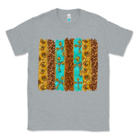 Heather Grey Western Brushstrokes Classic Tee - texasbilliewilder