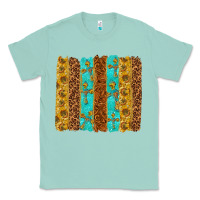 Seafoam Western Brushstrokes Classic Tee - texasbilliewilder
