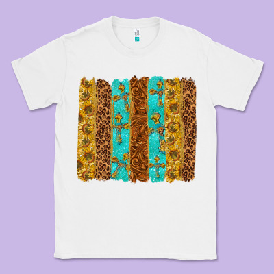 Western Brushstrokes Classic Tee Designed By Texasbilliewilder