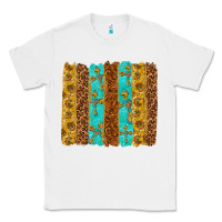 White Western Brushstrokes Classic Tee - texasbilliewilder