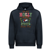 Navy in my holly jolly babe era Urban Hoodie - MaliasSmallBusiness