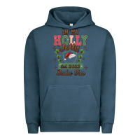Pigment Midnight Navy in my holly jolly babe era Urban Hoodie - MaliasSmallBusiness