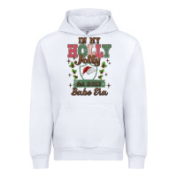 White in my holly jolly babe era Urban Hoodie - MaliasSmallBusiness