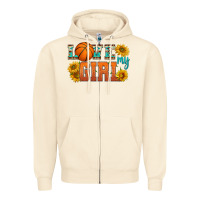 Sandshell love my girl basketball Zipper Hoodie - HRA Design Shop