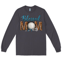 Smoke western blessed mom with lacrosse Long Sleeve Tee - texasbilliewilder