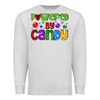 Dove Grey powered by candy with lollipops Premium Sweatshirt - AdoDesignShop