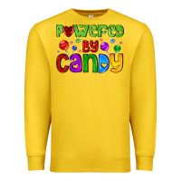 Lemon powered by candy with lollipops Premium Sweatshirt - AdoDesignShop