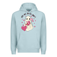 Blue Mist will you be my boo Premium Hoodie - MaliasSmallBusiness