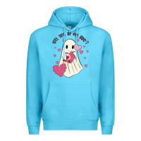 Ocean Blue will you be my boo Premium Hoodie - MaliasSmallBusiness