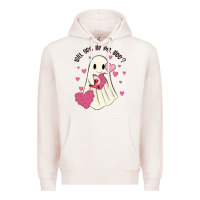 Pale Pink will you be my boo Premium Hoodie - MaliasSmallBusiness