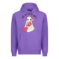 Purple will you be my boo Premium Hoodie - MaliasSmallBusiness