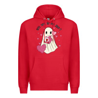 Red will you be my boo Premium Hoodie - MaliasSmallBusiness