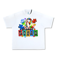 White baseball support squad autism Urban Heavy Tee - Zillion Design Studio