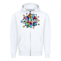 White be kind2 Zipper Hoodie - SublimationCraftShop