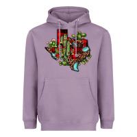 Lavender cactus christmas texas map Heavyweight Hoodie - JahusDesignShop