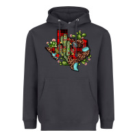 Smoke cactus christmas texas map Heavyweight Hoodie - JahusDesignShop
