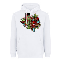 White cactus christmas texas map Heavyweight Hoodie - JahusDesignShop