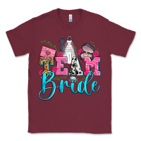 Burgundy team bride Classic Tee - Zillion Design Studio