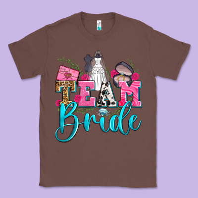 Team Bride Classic Tee Designed By Zillion Design Studio