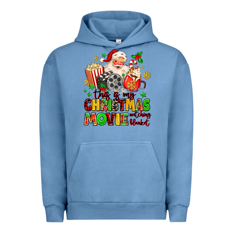 This Is My Christmas Movie Watching Blanket Urban Hoodie by MaliasSmallBusiness | Teevron