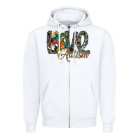 White love autism Zipper Hoodie - SublimationCraftShop