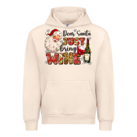 Sandshell dear santa just bring wine Urban Hoodie - MaliasSmallBusiness