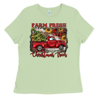 Matcha farm fresh christmas trees Ladies Tee - BarkalooDesign