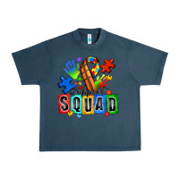 Midnight Navy basketball support squad autism Urban Heavy Tee - Zillion Design Studio
