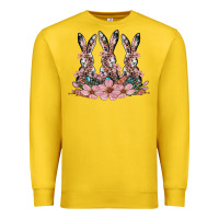 Lemon rabbits with blossom flower Premium Sweatshirt - Artiststas
