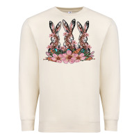 Sandshell rabbits with blossom flower Premium Sweatshirt - Artiststas