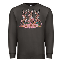 Smoke rabbits with blossom flower Premium Sweatshirt - Artiststas