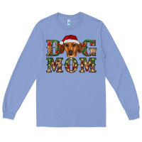 Colony Blue christmas dog mom dachshund Long Sleeve Tee - RanaPortraitStore