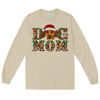 Christmas Dog Mom Dachshund Long Sleeve Tee | Teevron