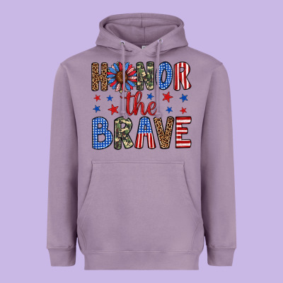 Honor The Brave Heavyweight Hoodie Designed By Artiststas