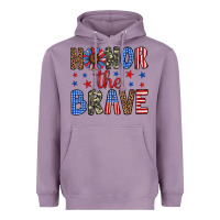 Lavender honor the brave Heavyweight Hoodie - Artiststas