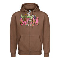 Chestnut Bunny Mom Easter Day Zipper Hoodie - Neo Western