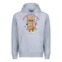 Heather Grey out here lookin like a snack Premium Hoodie - MaliasSmallBusiness
