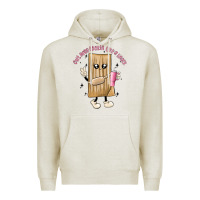 Oatmeal Heather out here lookin like a snack Premium Hoodie - MaliasSmallBusiness